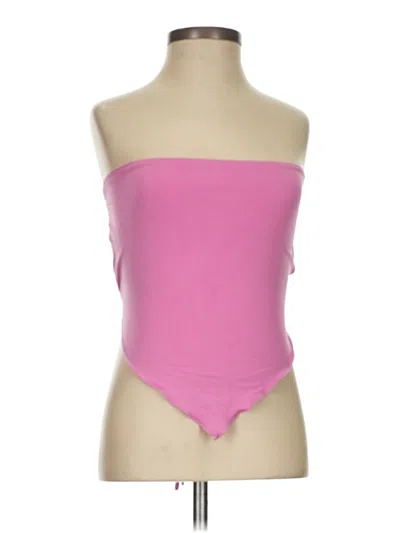 Pre-owned I.am.gia Tube Top Pink Strapless Neckline Tops