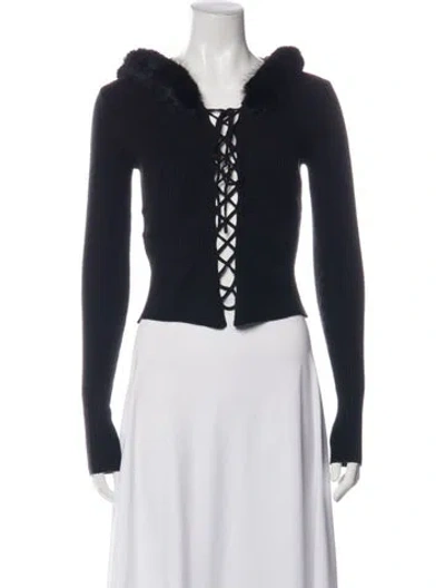 Pre-owned I.am.gia V-neck Sweater In Black