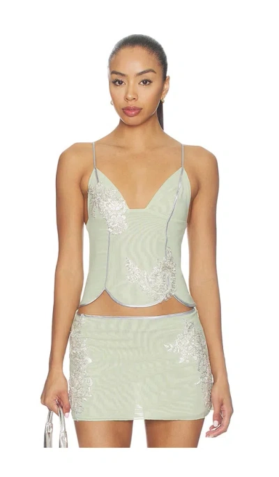 I.am.gia X Revolve Jiji Applique Cami In Mint