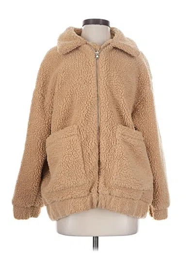 Pre-owned I.am.gia Zip Up Hoodie In Tan