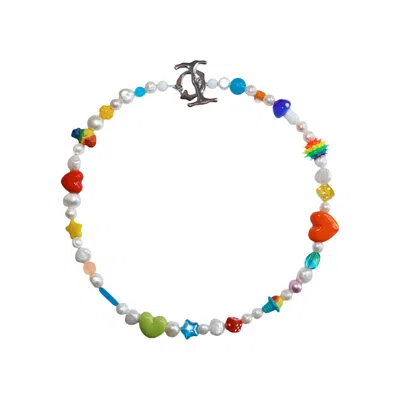 Pre-owned Ian Charms The Bliss Necklace 'multicolor' In Multi-color