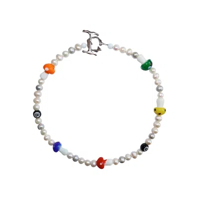 Pre-owned Ian Charms The Danili Necklace 'multicolor' In Multi-color