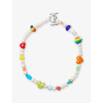Ian Charms Womens Bliss Beaded Necklace Multicolour