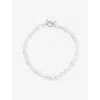 Ian Charms Womens Clara Assorted-bead Steel Necklace Multicolour In Multicolour