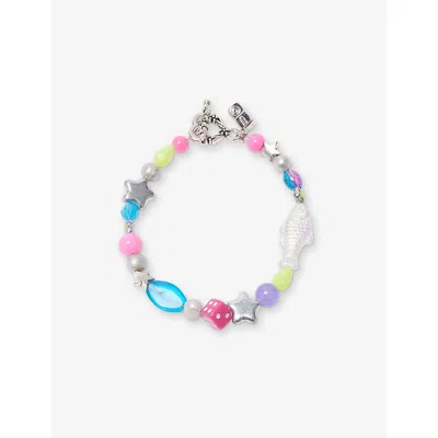 Ian Charms Womens Mayhem Assorted Beaded Bracelet Multicolour