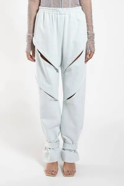 Ianua Nadia Trousers In Sky In White