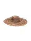 Ibeliev Large Drilled Hat In Brown