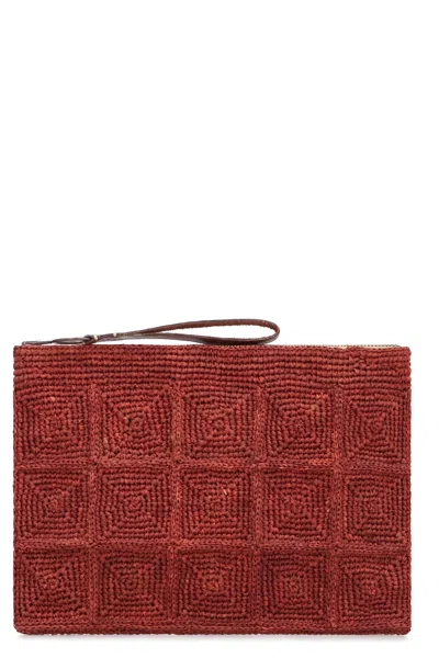 Ibeliev Tanala Raffia Clutch
