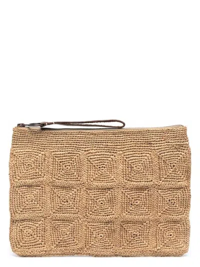 Ibeliev Women's Tanala Clutch In Nude & Neutrals