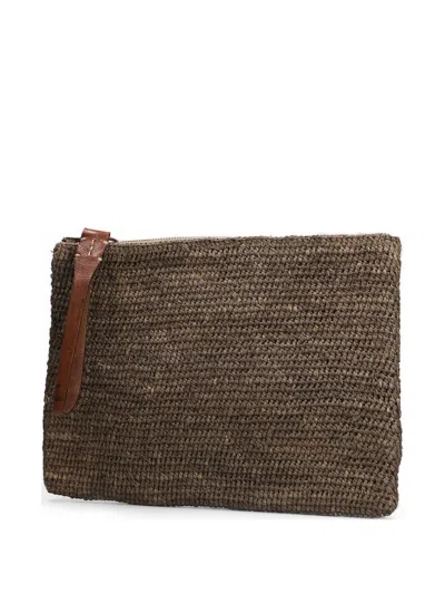Ibeliv Ampy Clutch Bag In Brown