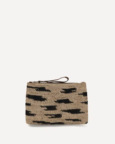 Ibeliv Ampy Zebra Clutch In Brown
