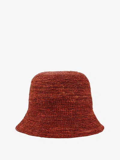 Ibeliv Andao Braided Bucket Hat In Brown | ModeSens