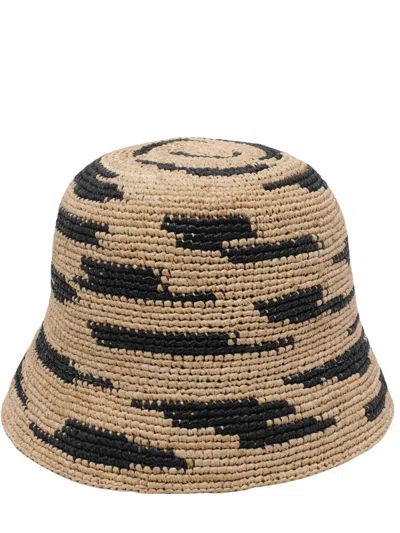 Ibeliv Andao Raffia Hat In Multi
