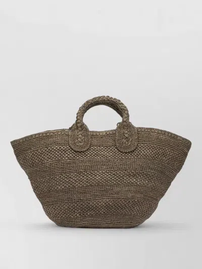 Ibeliv Beach Bag Handbags Braided Handles Texture