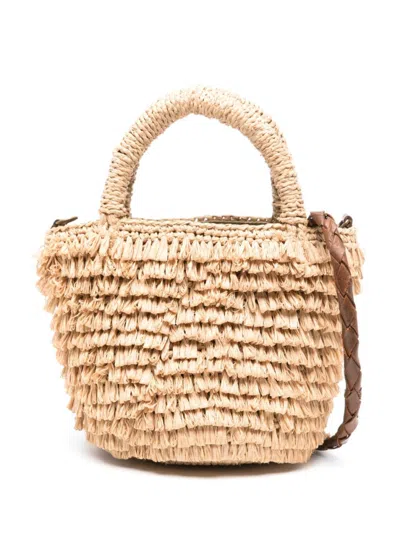 Ibeliv Beige Naka Tote Bag