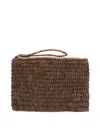 Ibeliv Club Clutch Bag In Brown