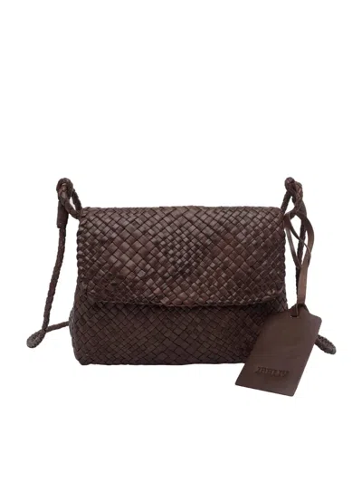 Ibeliv Braided Leather - Paris - Chocolate In Brown