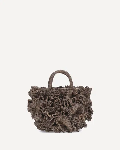 Ibeliv Coral Raffia Handbag In Brown