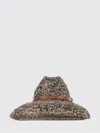Ibeliv Crocheted Raffia Safari Hat In Multi