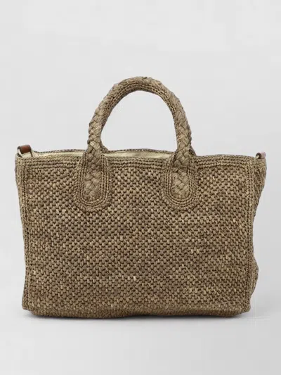 Ibeliv Crossbody Bag Braided Handles Detachable Strap