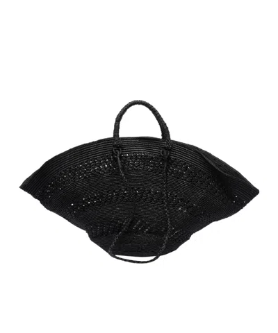 Ibeliv Double Handle Shoulder Bag In Black