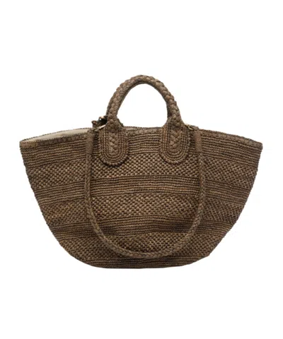 Ibeliv Soma Magnetic-closure Tote Bag In White