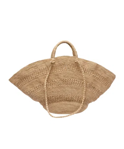 Ibeliv Double Handle Shoulder Bag In Nude