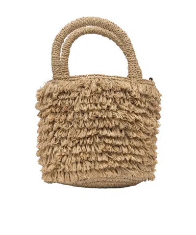 Ibeliv Double Handle Shoulder Bag In Nude