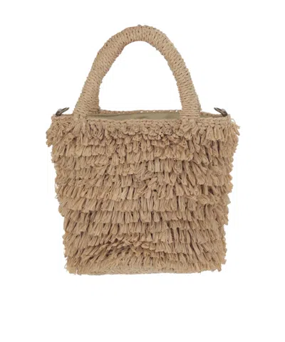 Ibeliv Double Handle Shoulder Bag In Nude