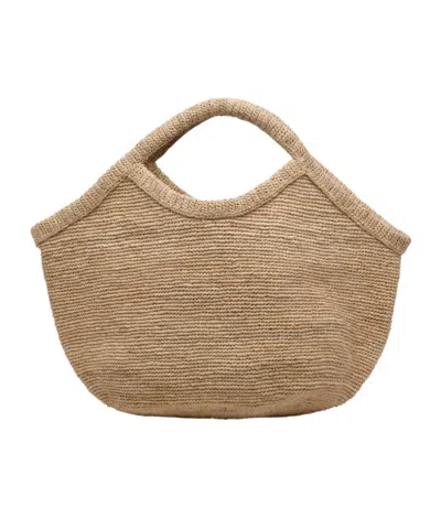 Ibeliv Pure Magnetic-closure Tote Bag In Brown