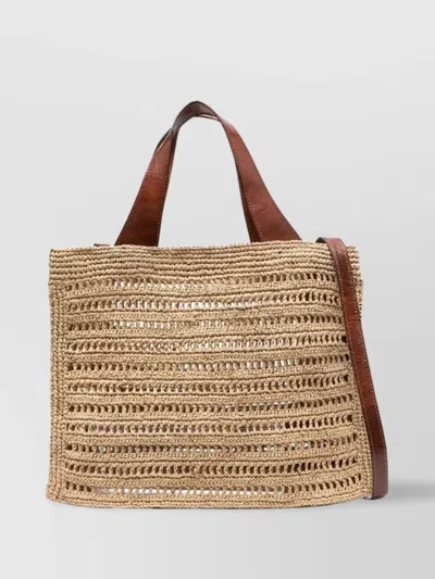 Ibeliv Dual Handle Open Weave Tote Bag