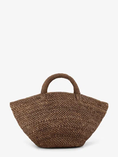 Ibeliv Ela Raffia Handbag In Brown