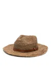 Ibeliv Safari Woven Straw Hat In Brown