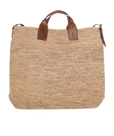 Ibeliv Flamingo Carryall Tote In Brown