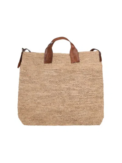 Ibeliv Flamingo" Tote Bag - Brown