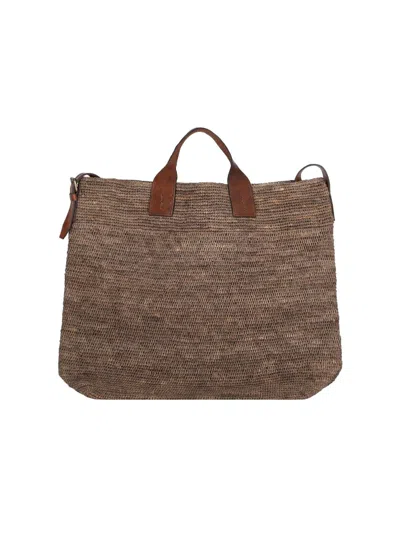 Ibeliv Flamingo Tote Bag In Brown
