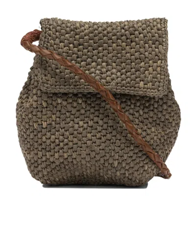 Ibeliv Flap Shoulder Bag In Brown