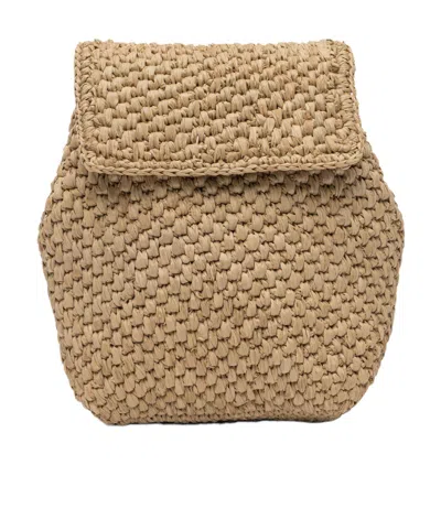 Ibeliv Flip Shoulder Bag In Nude