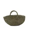 Ibeliv Green Raffia Ela Bag