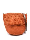 Ibeliv Haingo Raffia Bucket Bag In Yellow