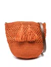 Ibeliv Haingo Raffia Bucket Bag In Yellow