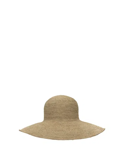 Ibeliv Hats Beige In Brown