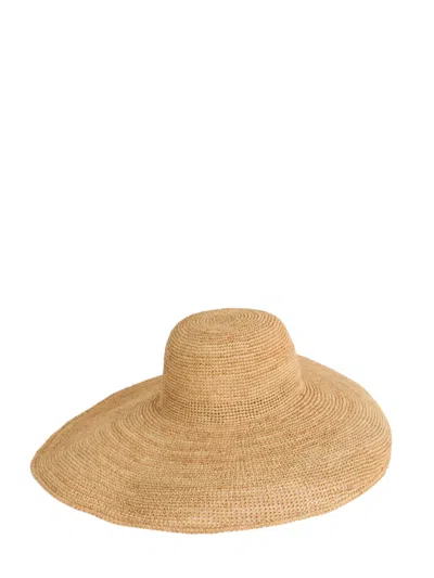 Ibeliv Izy Raffia Hat In Brown