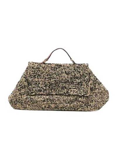 Ibeliv Lahady Flap Tote Bag In Black