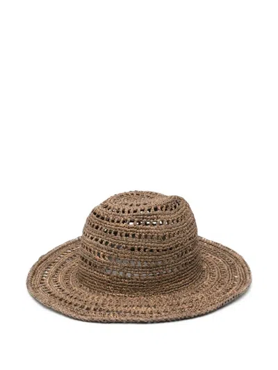 IBELIV LALAO HAT,LALAO 096 DARK TEA