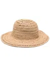 Ibeliv Safari Woven Straw Hat In Beige