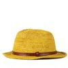 Ibeliv Lubeman Hat In Yellow Raffia In Yellow
