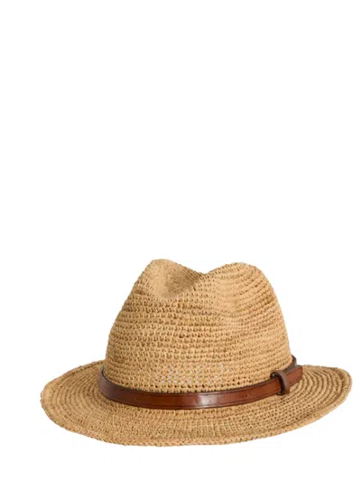 Ibeliv Lubeman Raffia Hat In Sand