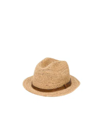Ibeliv Lubeman Woven Straw Hat In Nude