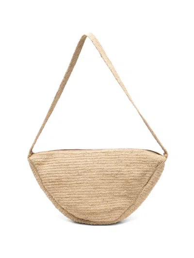 Ibeliv Luna Raffia Tote Bag In Neutral